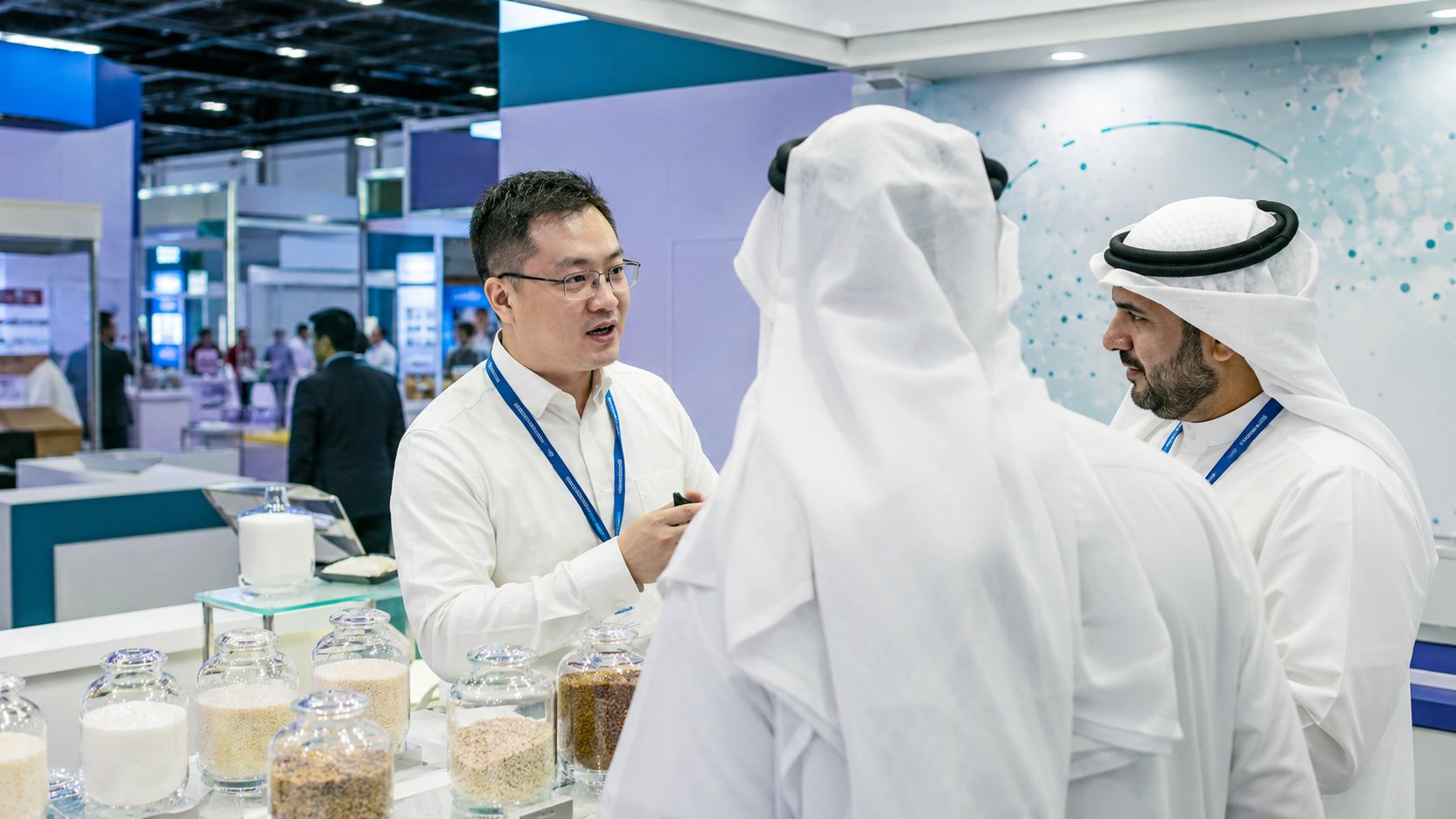 VIV MEA Abu Dhabi, UAE — Introductions at the stand